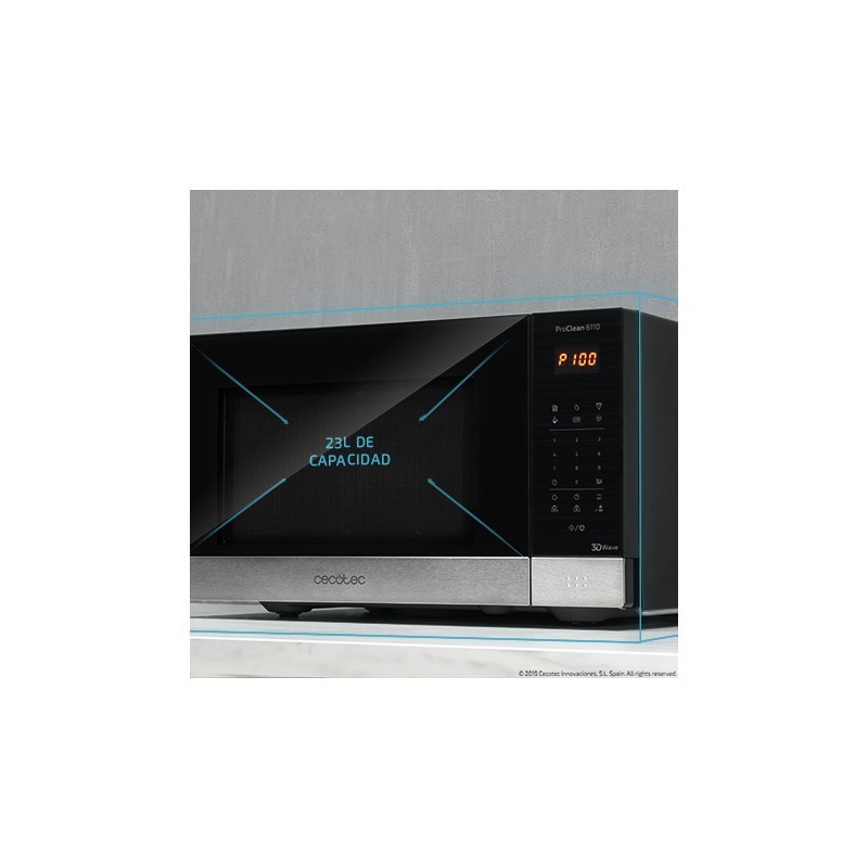 Microondas 23l con grill ProClean 6110