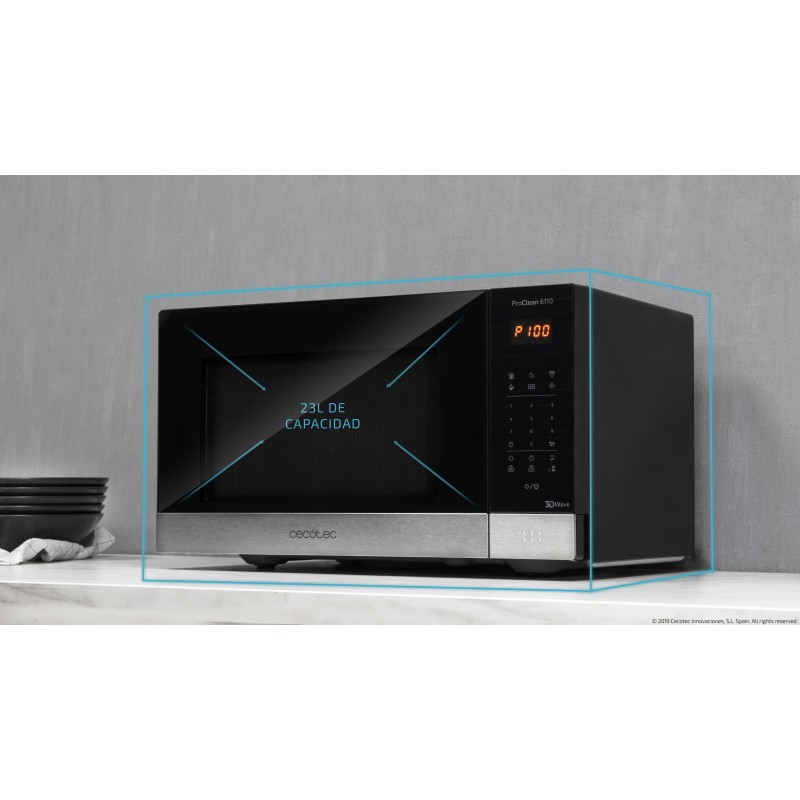 Microondas 23l con grill ProClean 6110