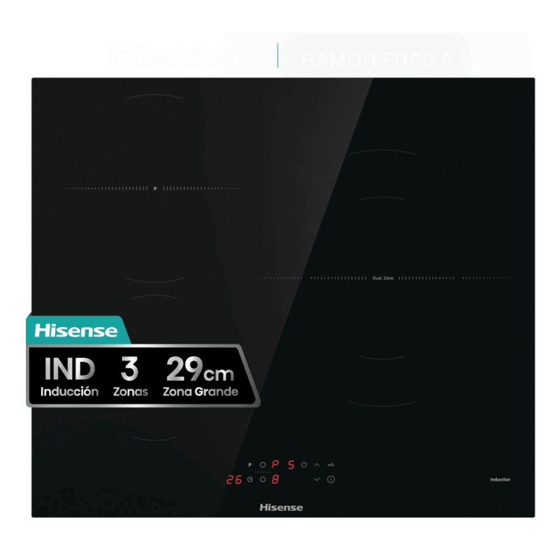 Induccion Hisense HI6311BSCE, 3 Zonas, 7
