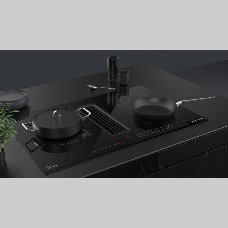 Induccion Midea MIH740Y078B, 80 cm, Extr