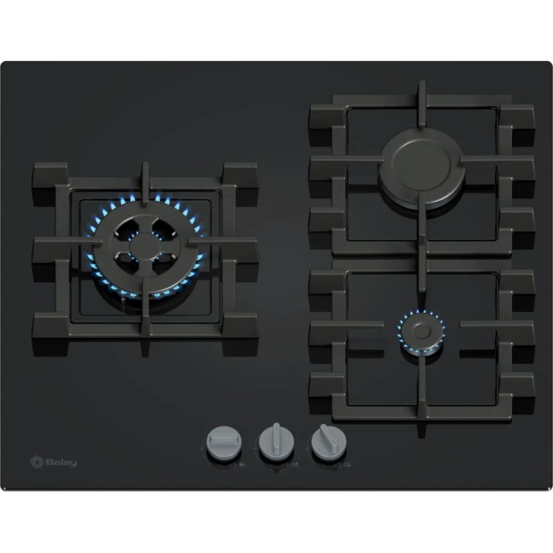 Placa Balay 3ETG563QB, 60 cm., 3 quemado