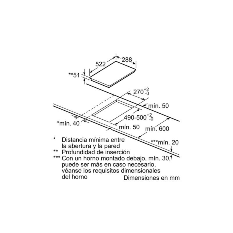 Induccion Balay 3EB930LQ, Dominó, 30 cm.