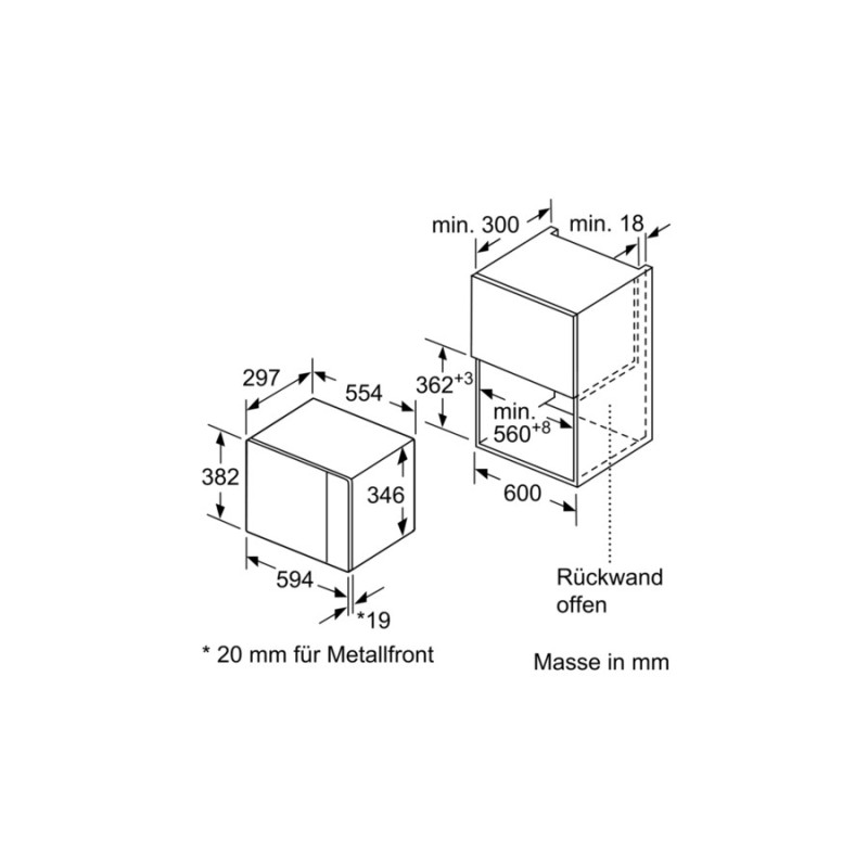 Microondas Bosch BFL520MS0, Electrónico,