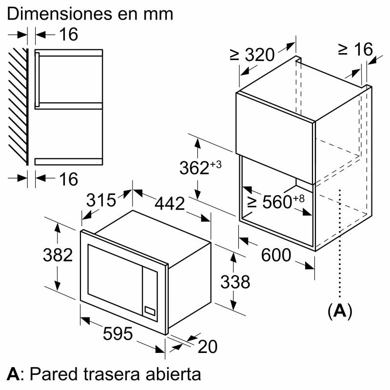 Microondas Balay 3CG6112X3,  Mecánico, E