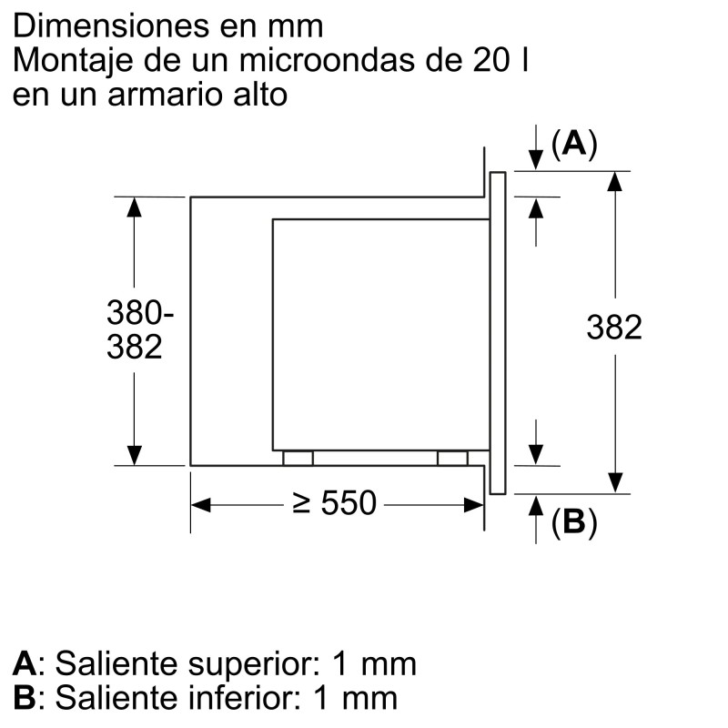 Microondas Balay 3CG6112X3,  Mecánico, E