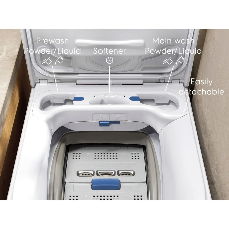 Lavadora Electrolux ETE6162P1A, Elegance