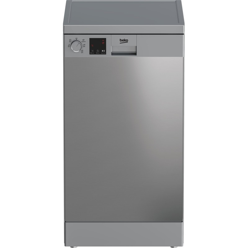 Lavavajillas Beko DVS05024X, Inox, E, 1