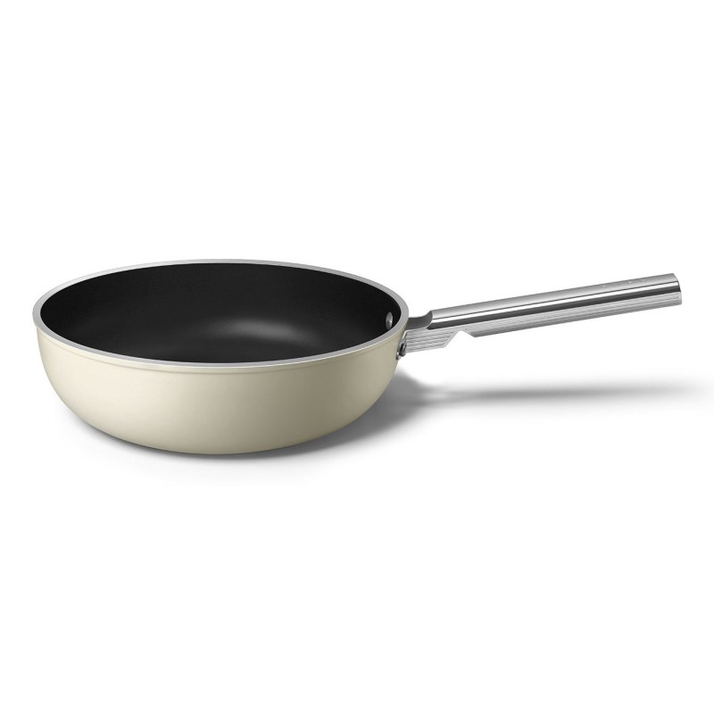 Menaje Smeg WOF3002CRM, Wok 30 cm, Negro