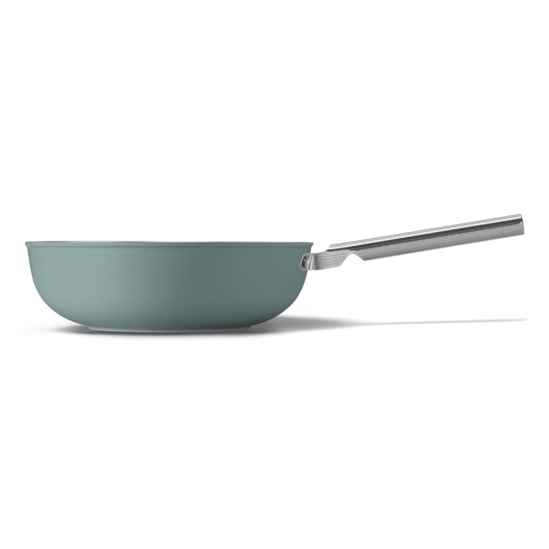 Menaje Smeg WOF3002EGM, Wok 30 cm, Verde