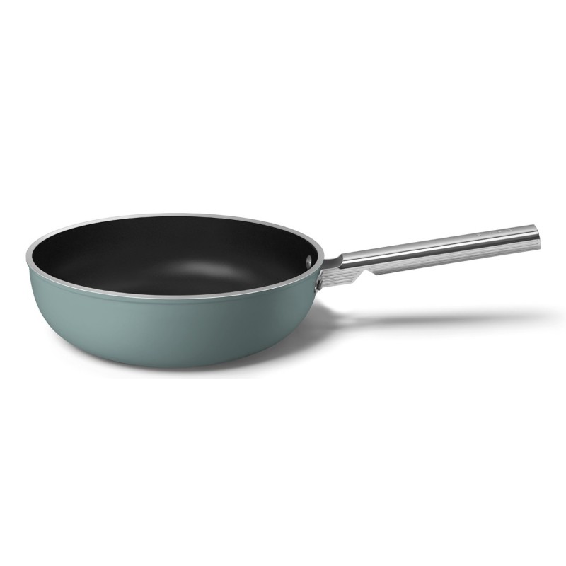 Menaje Smeg WOF3002EGM, Wok 30 cm, Verde