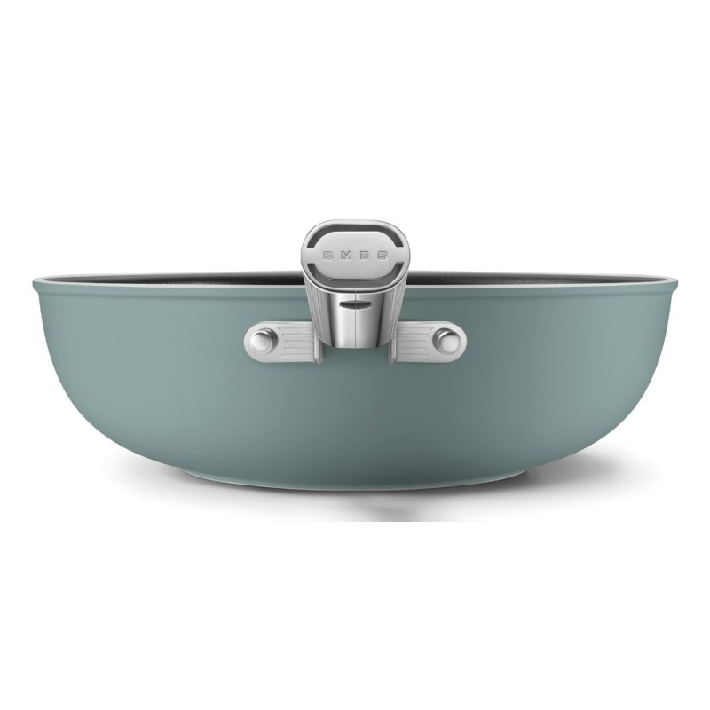Menaje Smeg WOF3002EGM, Wok 30 cm, Verde