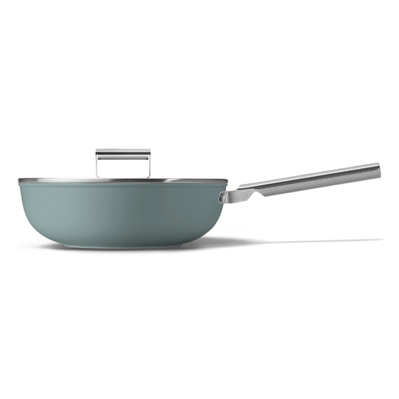 Menaje Smeg WOF3002EGM, Wok 30 cm, Verde