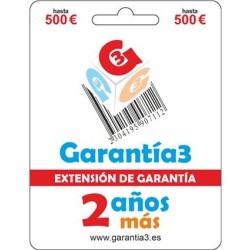 GARANTÍA3 tope maximo 500 Euro