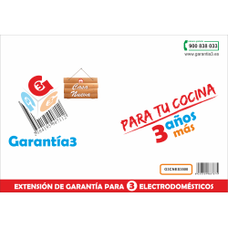 GARANTÍA3 CASA NUEVA para 4 Electrodomestícos