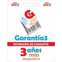 Extensión de garantía 3 AÑOS MAS -GARANTÍA3-tope m