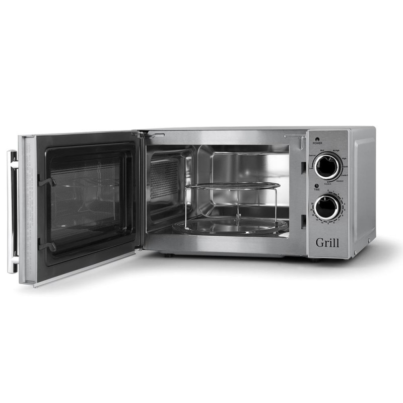 Orbegozo MIG 2550 microondas Encimera Microondas combinado 20 L 700 W Negro, Acero inoxidable