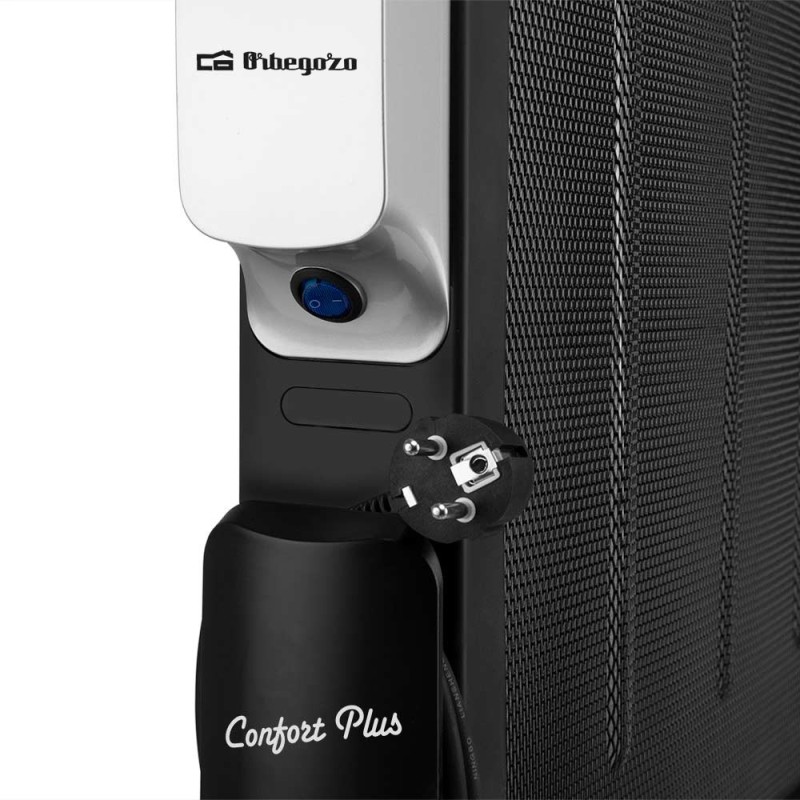 Orbegozo RMW 2010 Interior Negro 2000 W Radiador sin aceite