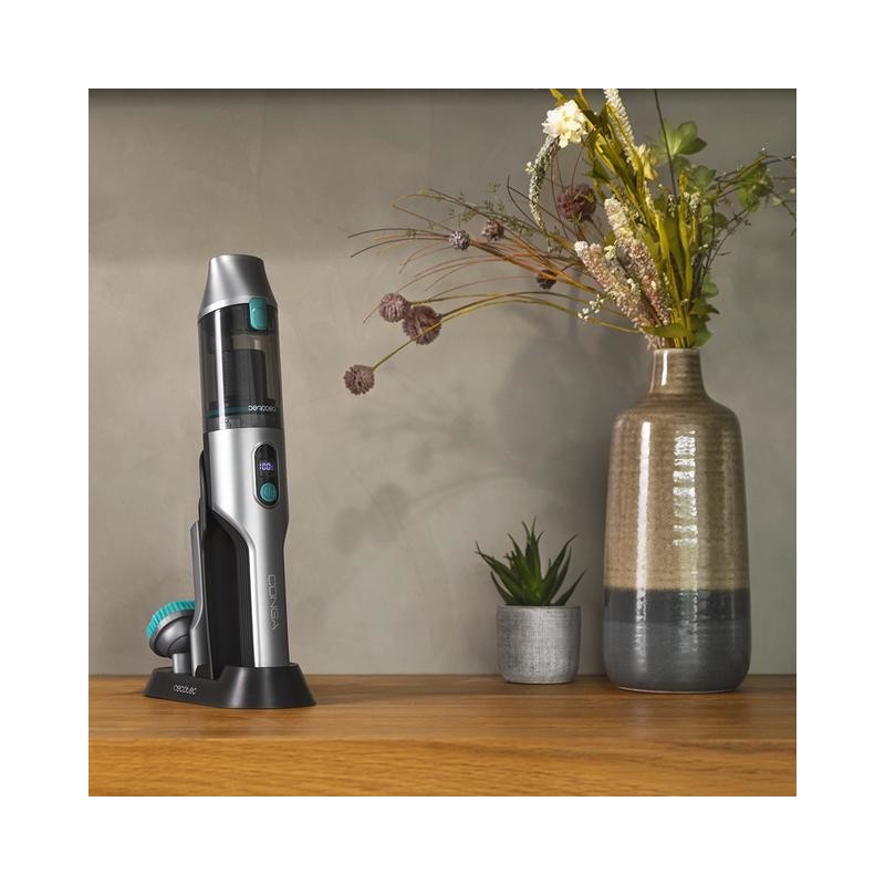 Cecotec Conga Rockstar Micro 15000 Clean&Car aspiradora de mano Negro, Gris Sin bolsa