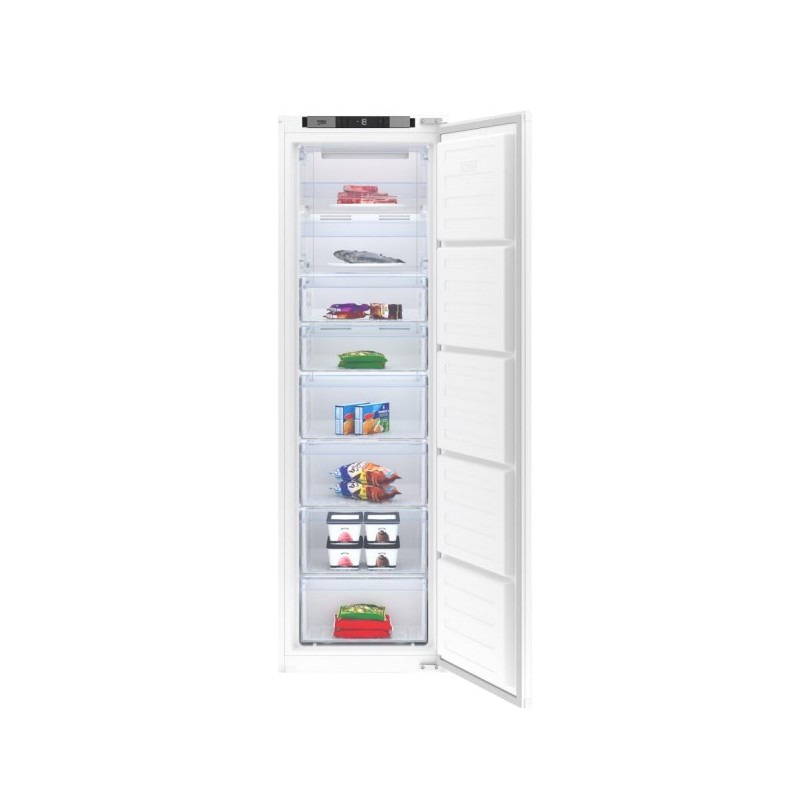 Beko BFNA247E40SN congelador Congelador vertical Integrado 220 L E Blanco