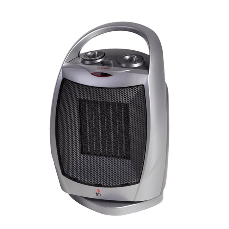 FM Calefacción TC-1900 calefactor eléctrico Interior Gris, Blanco 1800 W Ventilador eléctrico