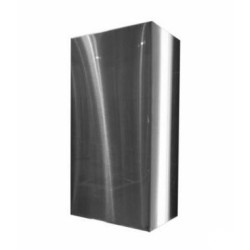 Cubretubo superior Teka 81481000, largo, inox, par