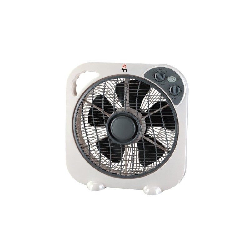 Ventilador Box fan FM, 5 aspas 30 cm Ø. 3 niveles