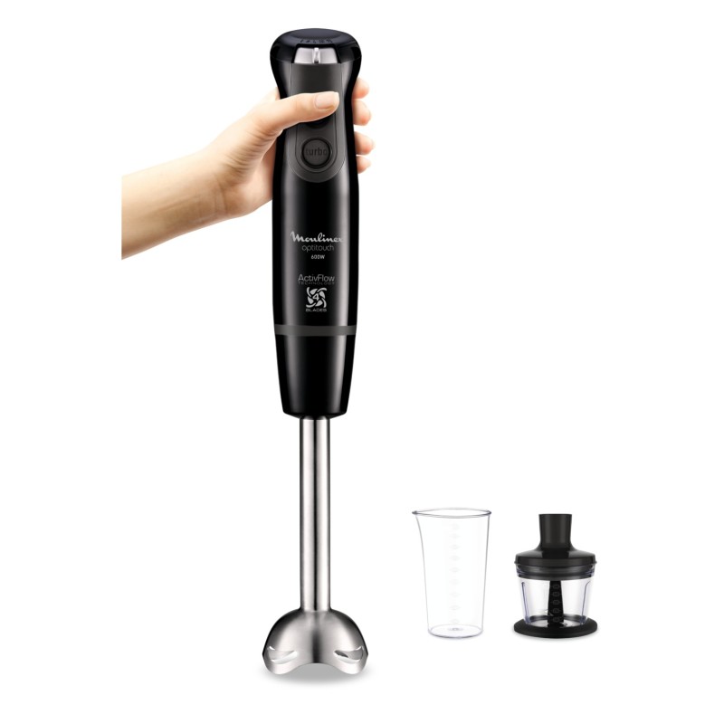 Moulinex Optitouch 0,8 L Batidora de inmersión 600 W Negro