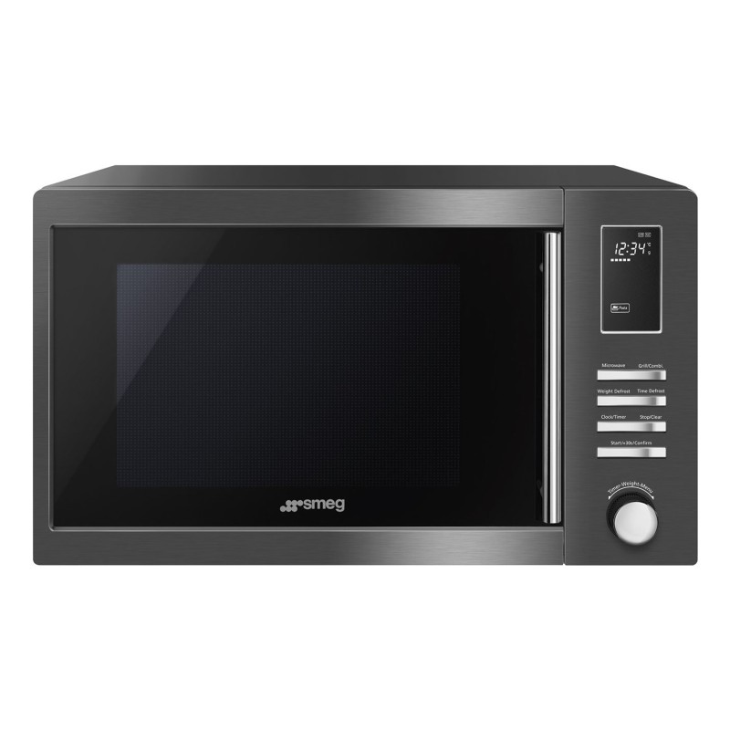 Microondas Smeg MOE25B, con grill, Estét