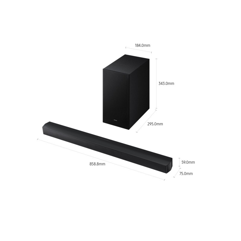 Barra de sonido Samsung HWB450FZF, Dolby