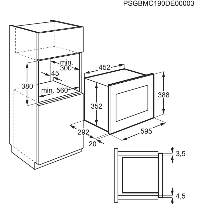Microondas Electrolux LMS2173EMX, Displa