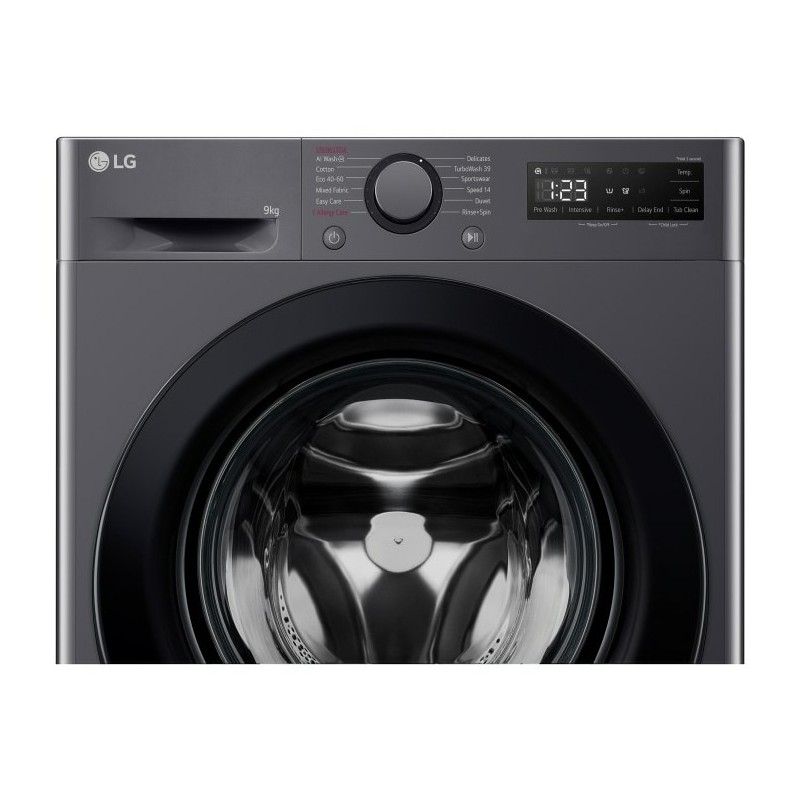 Lavadora LG F4WR5009A6M, 9kg, 1400 Rpm, 