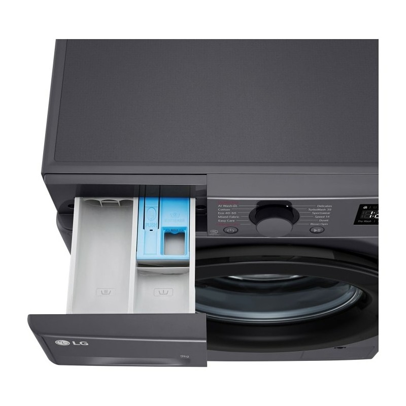 Lavadora LG F4WR5009A6M, 9kg, 1400 Rpm, 