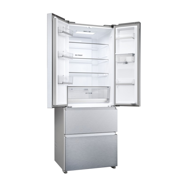 Combi Haier HFR5719EWMG, French Door, 1,