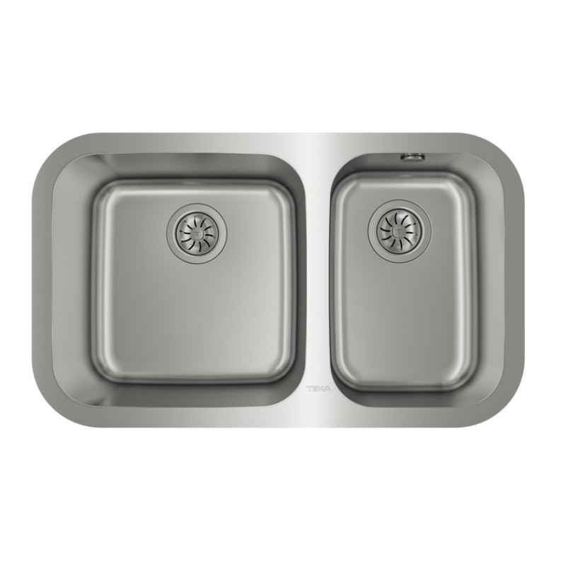 Fregadero Teka BE 2C 785, inox 2 cubetas