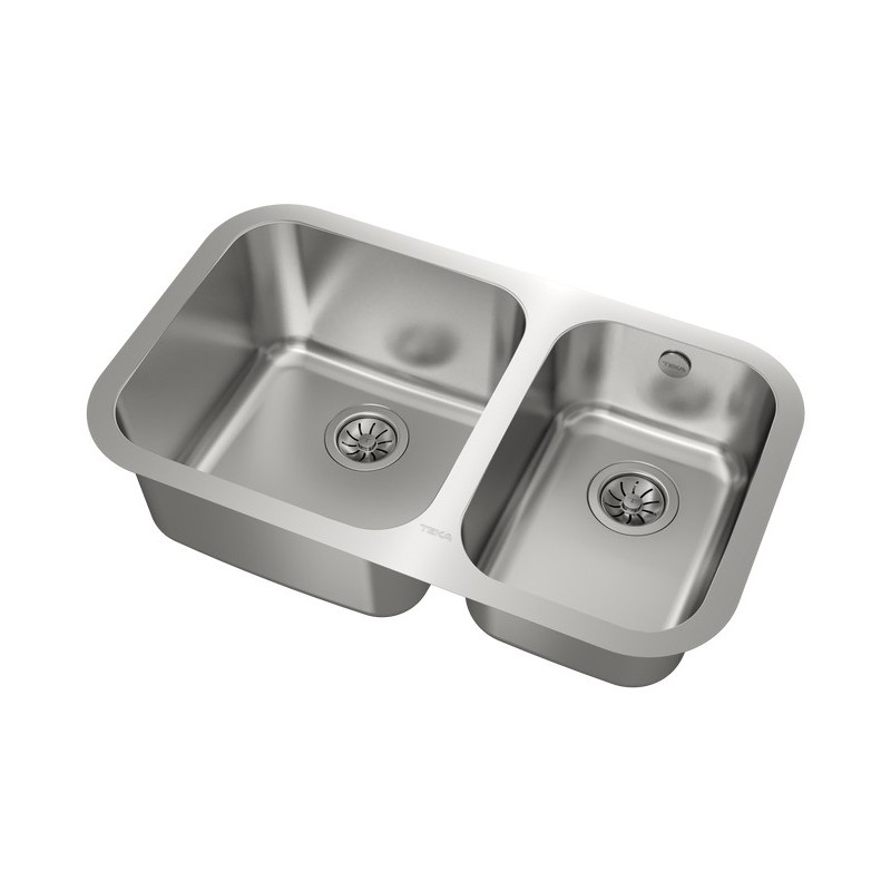 Fregadero Teka BE 2C 785, inox 2 cubetas