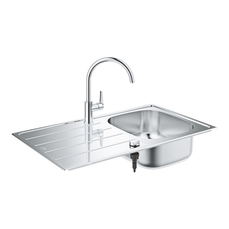 FREGADERO + GRIFO GROHE BAU 31 562 SD1, Conjunto y