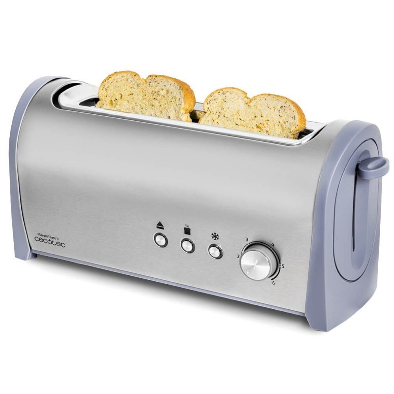 Cecotec, Tostador Steel&taste Inox 1L