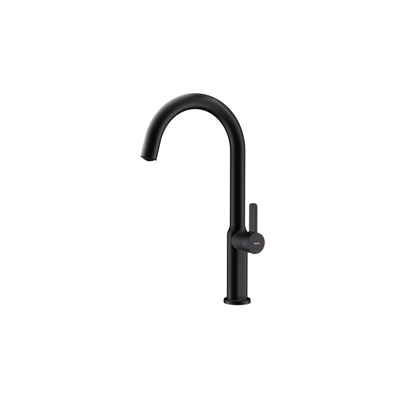 Grifo Teka OVAL 915 NEGRO, Caño alto gir