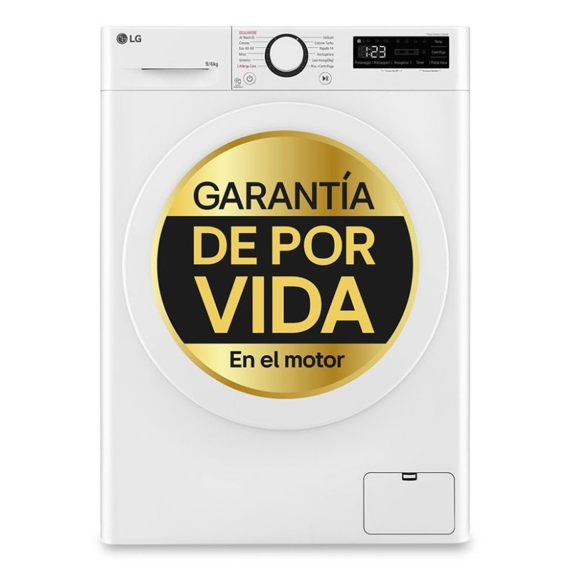 Lavaseca LG F4DR5009A3W, vapor 9 6 kg 14