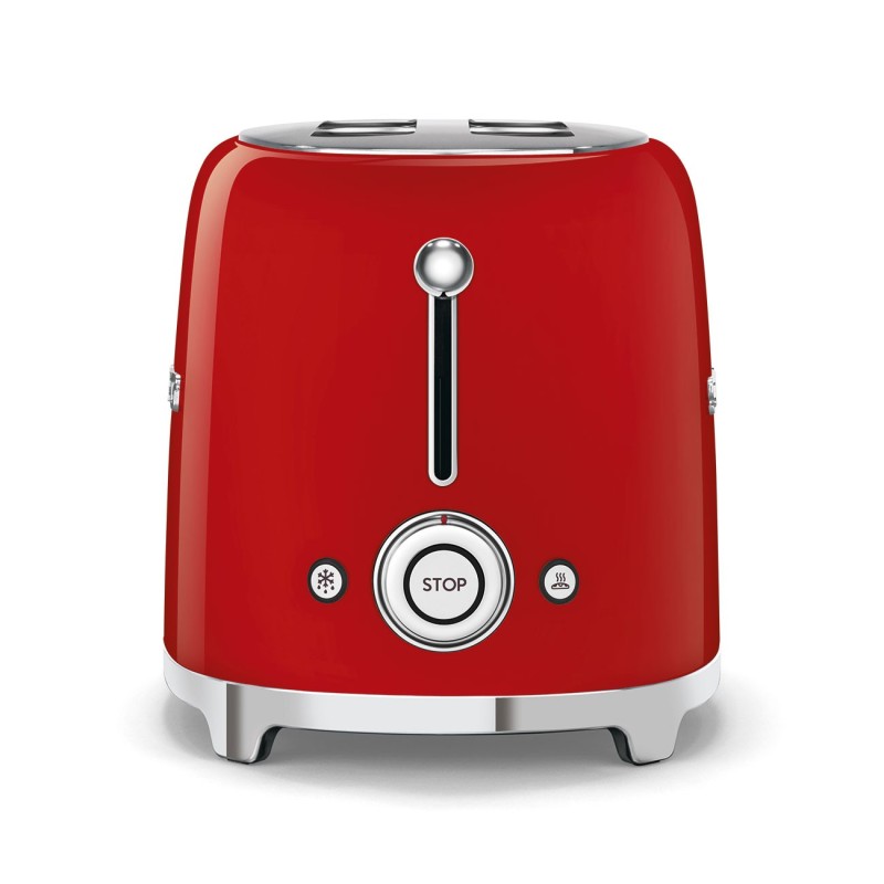 Tostador Smeg TSF01RDEU, 50' Style, Rojo