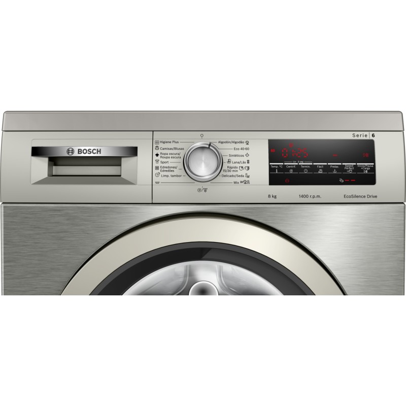 Lavadora Bosch WUU28T8XES, Carga Frontal