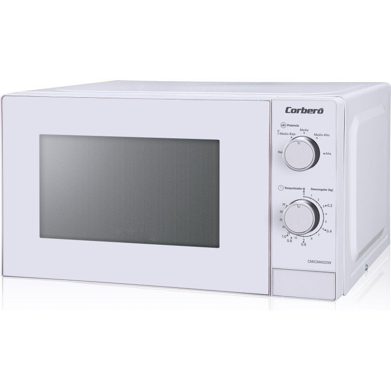 Microondas Corbero CMICM4020W, 20 Litros