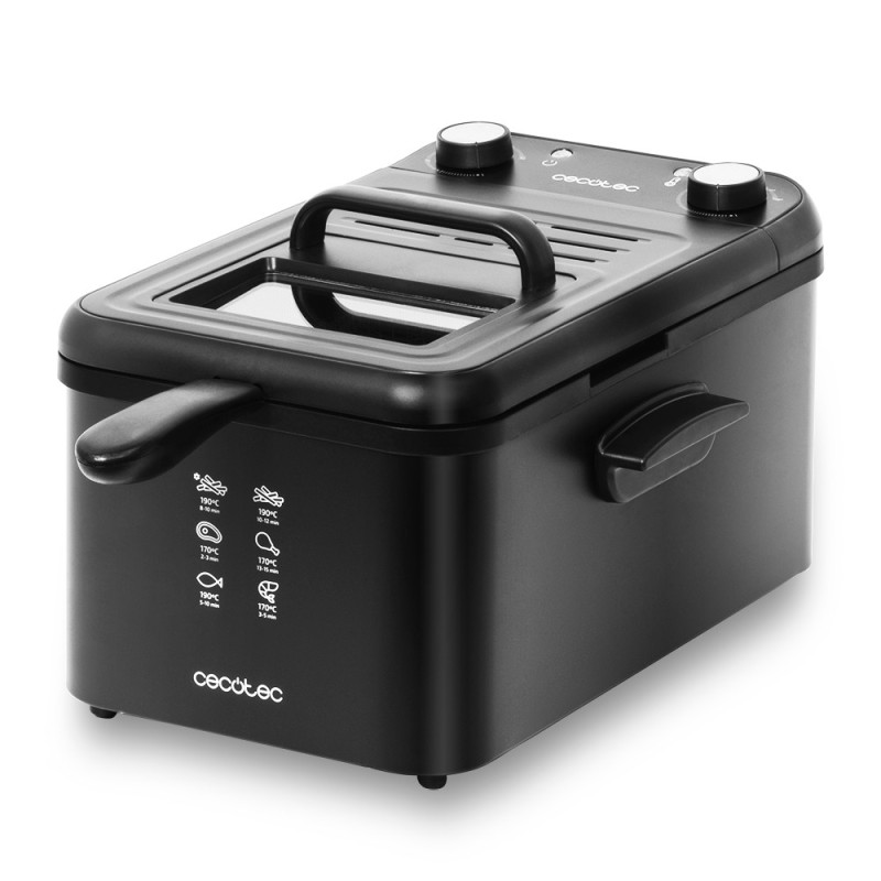 CECOTEC, Freidora CleanFry Infinity 3000 Black