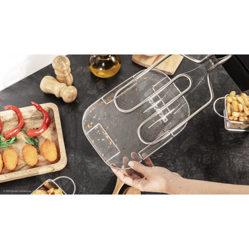 CECOTEC, Freidora CleanFry Infinity 3000 Black