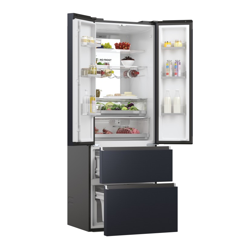 Combi Haier HFW7720ENMB, French Door, 2m