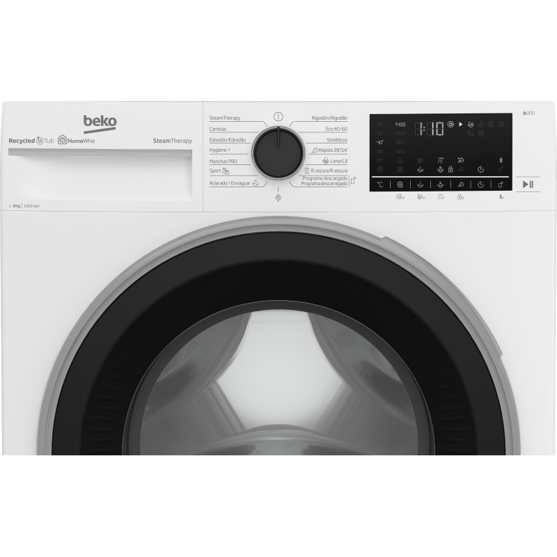 Lavadora Beko B3WFT58415W, PROSMART 10Añ