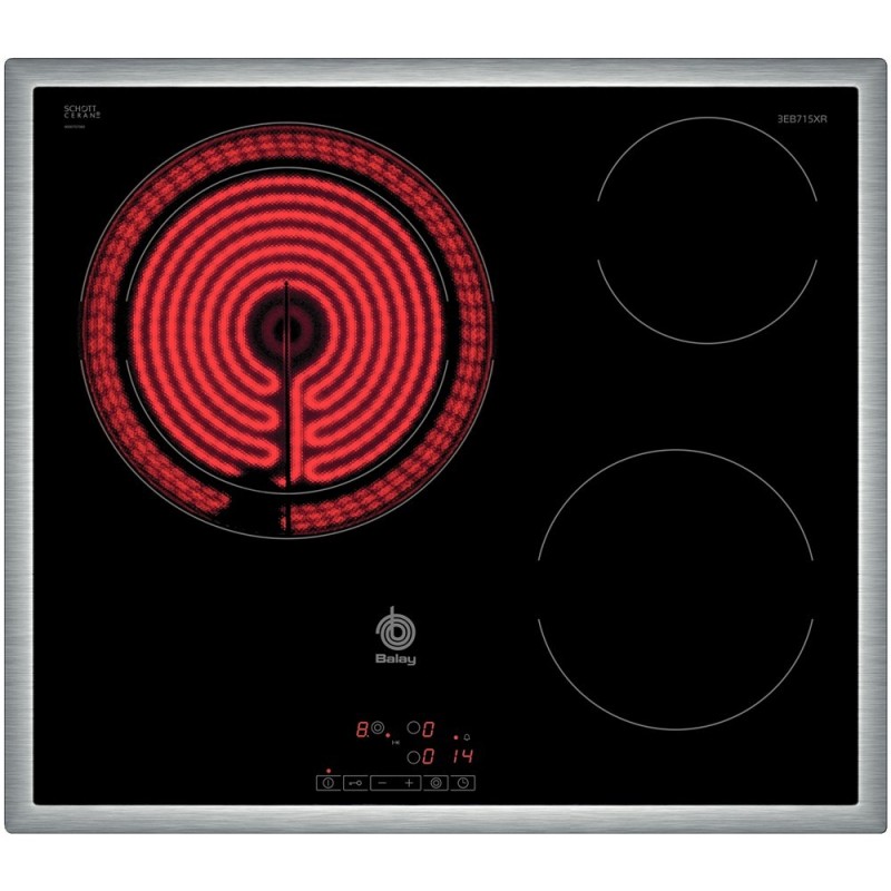 Vitro Balay 3EB715XR, 60 cm., 3 zonas, N