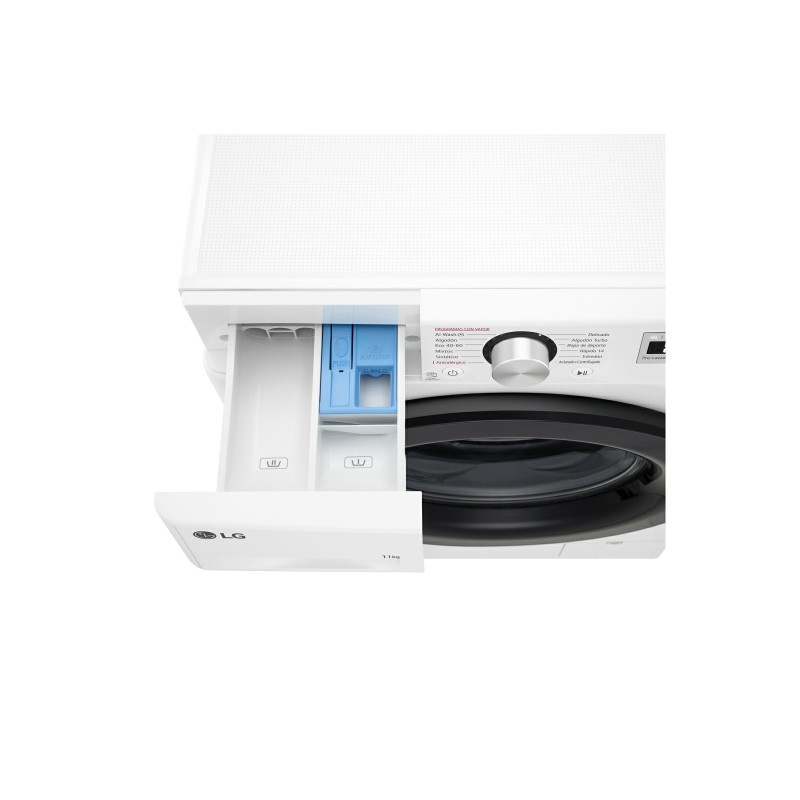 Lavadora LG F4WR5011A6F, 11kg 1400 rpm, 