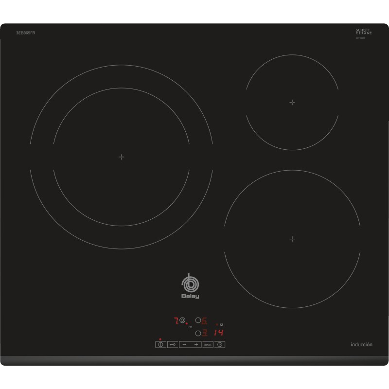 Induccion Balay 3EB865FR, 60 cm., 3 zona