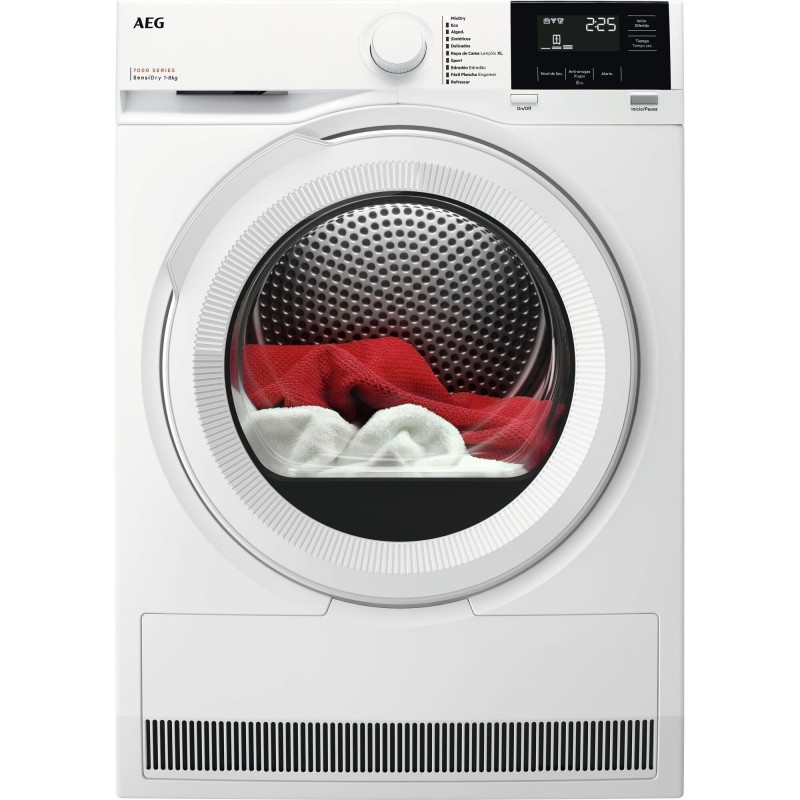 Secadora AEG TR718P2OB, SensiDry, Precis